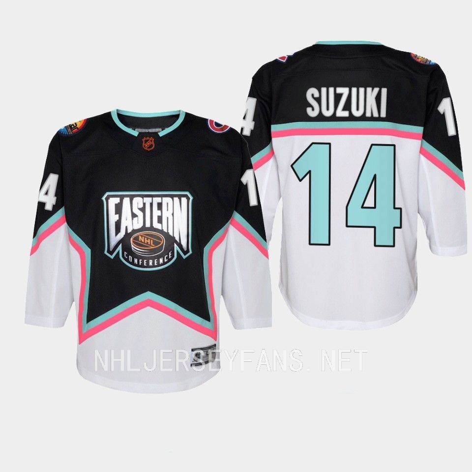 Nick Suzuki 14 Montreal Canadiens 2023 All-star Game Jersey Black Equipment