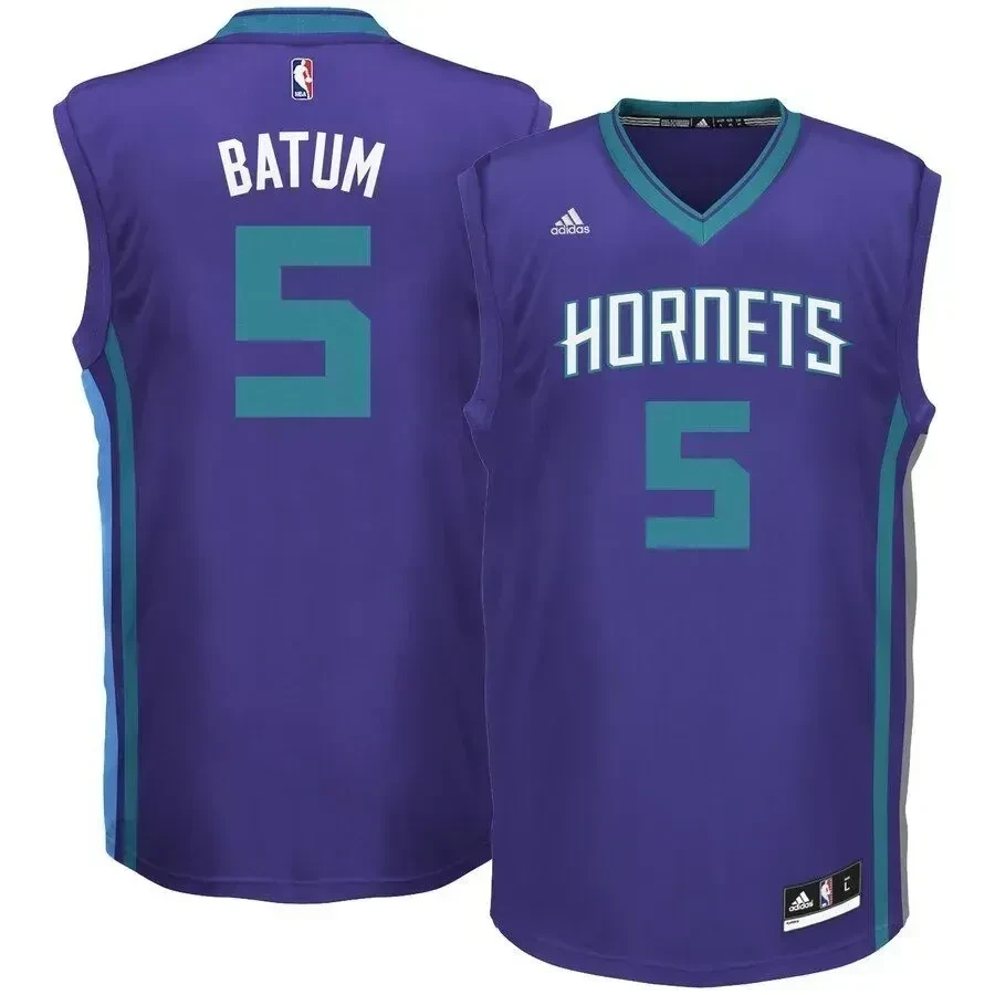 Nicolas Batum Charlotte Hornets Jersey - Purple