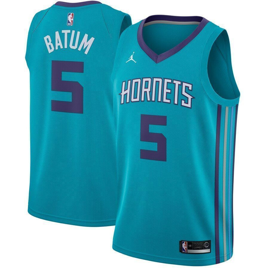 Nicolas Batum Charlotte Hornets Swingman Jersey Teal - Icon Edition