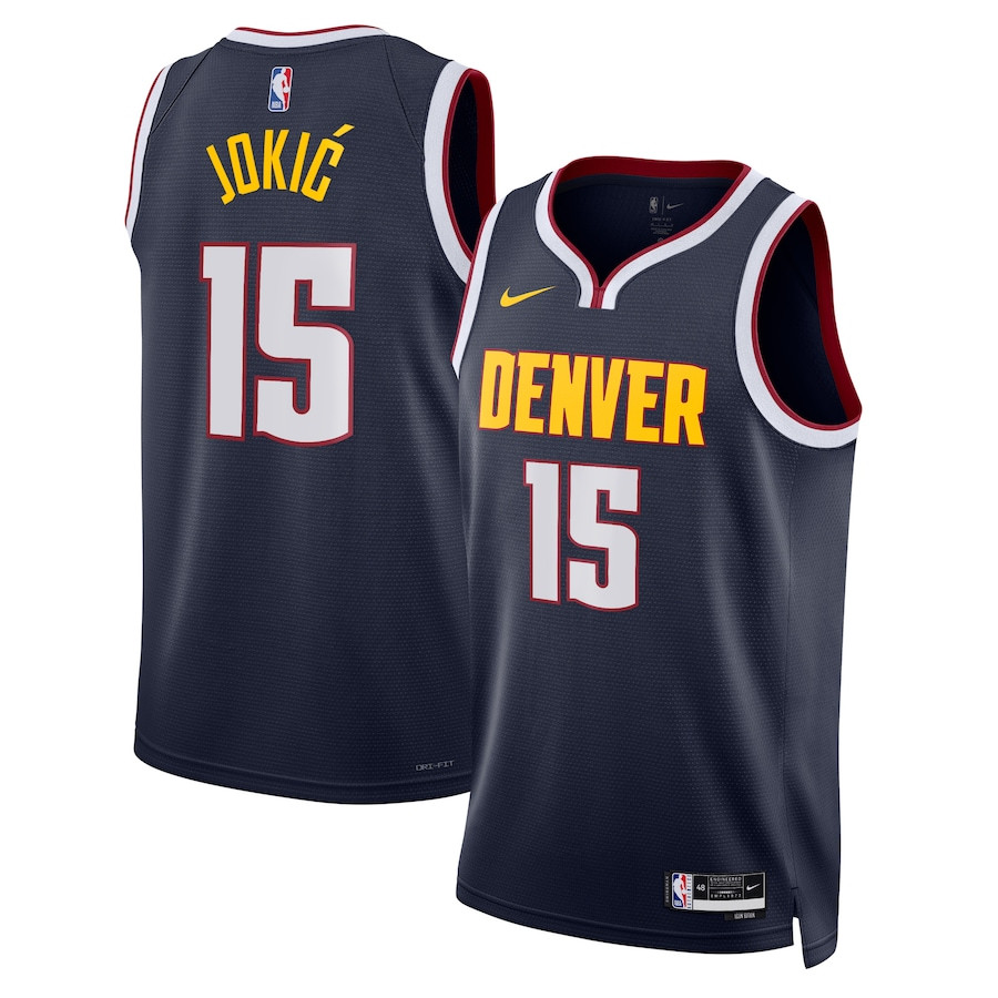 Nikola Joki? 15 Denver Nuggets Unisex Swingman Jersey - Icon Edition - Navy