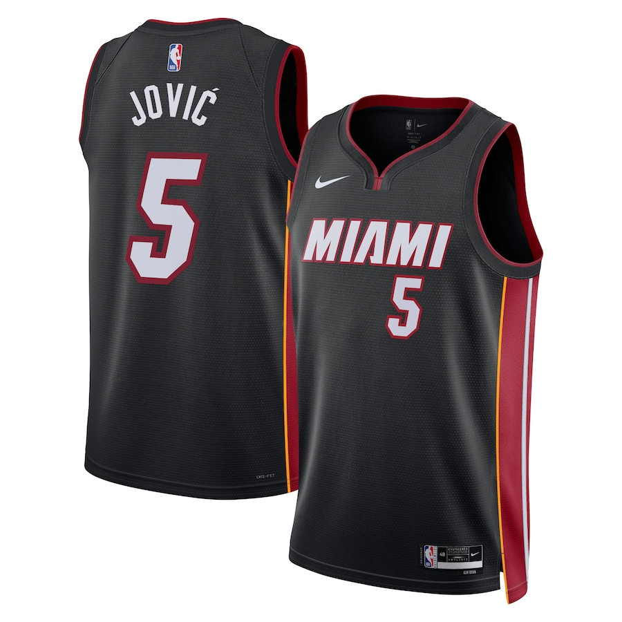 Nikola Jovi? 5 Miami Heat Unisex Swingman Jersey - Icon Edition - Black