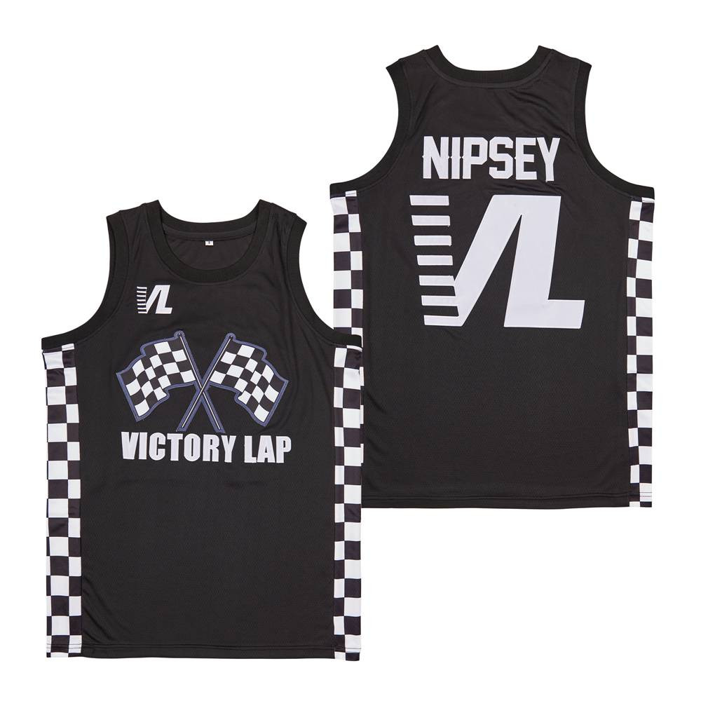 Nipsey Victory Lap Cover Swingman Jersey - Black