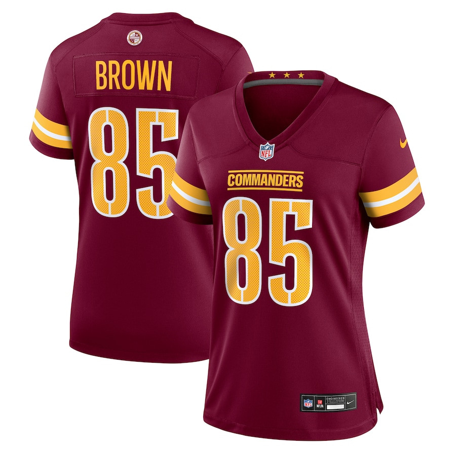 Noah Brown 85 Washington Commanders Women's Game Jersey - Burgundy Js2588