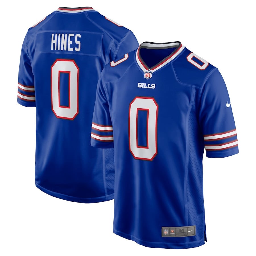 Nyheim Hines 0 Buffalo Bills Men Game Jersey - Royal Js3838