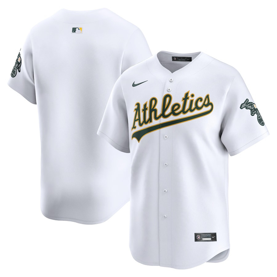 Oakland Athletics Home Limited Youth Jersey - White