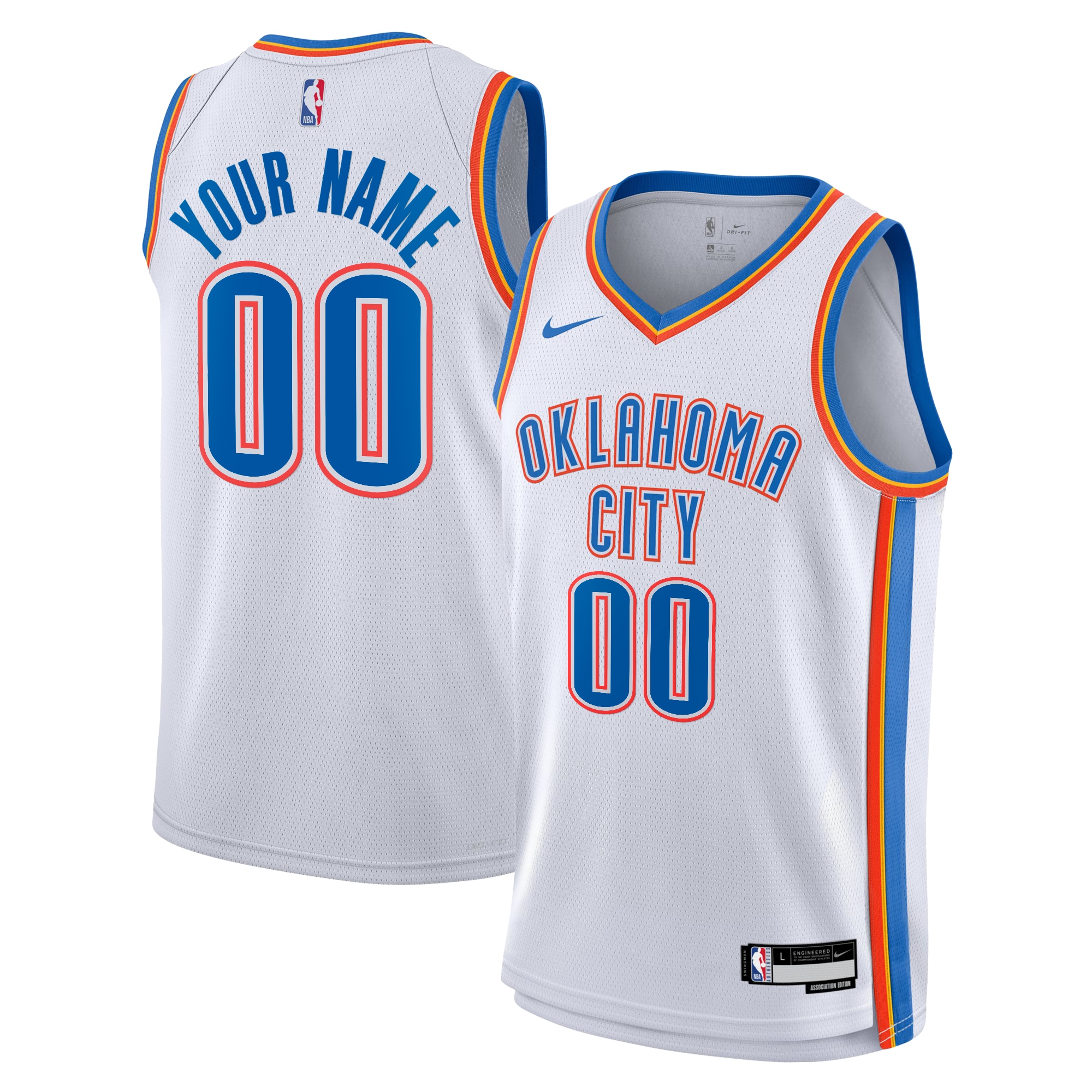 Oklahoma City Thunder Association Swingman Jersey - Custom - Youth