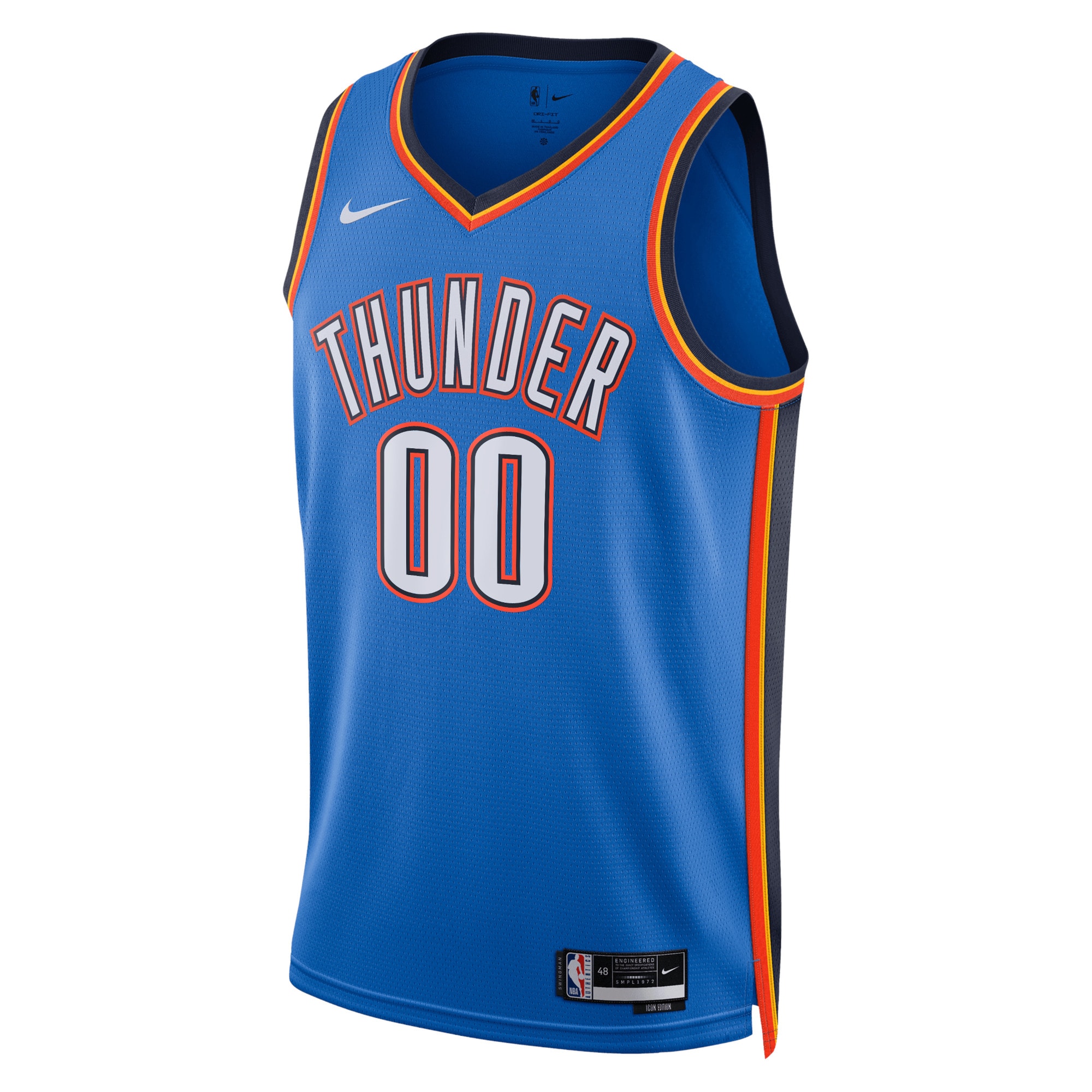Oklahoma City Thunder Icon Swingman Jersey - Custom - Unisex