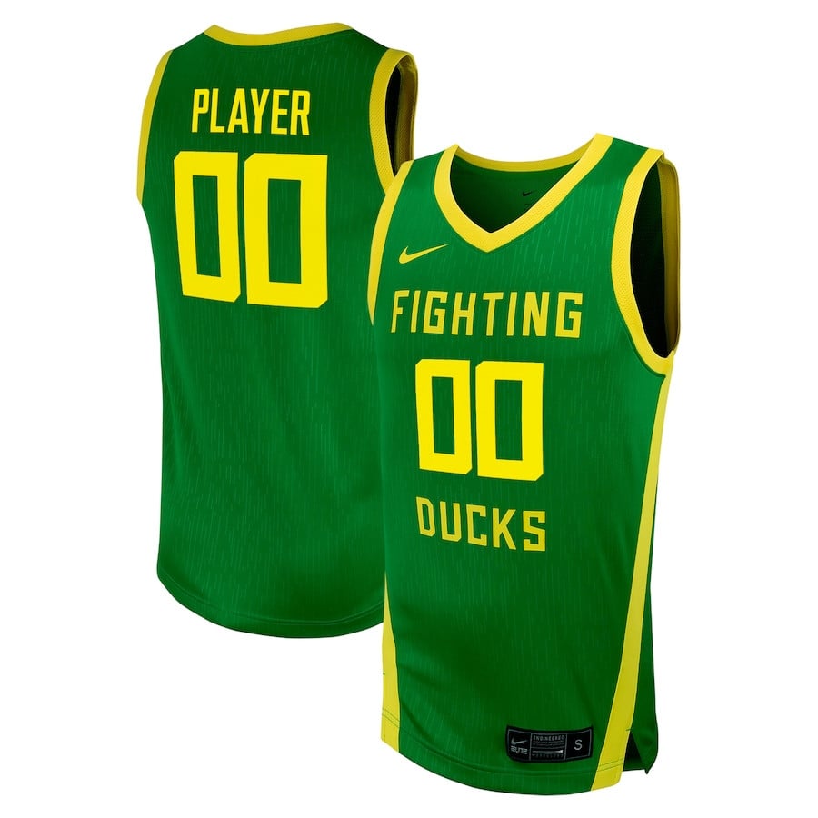 Oregon Ducks Unisex Nil Custom Women's Basketball Jersey - Green