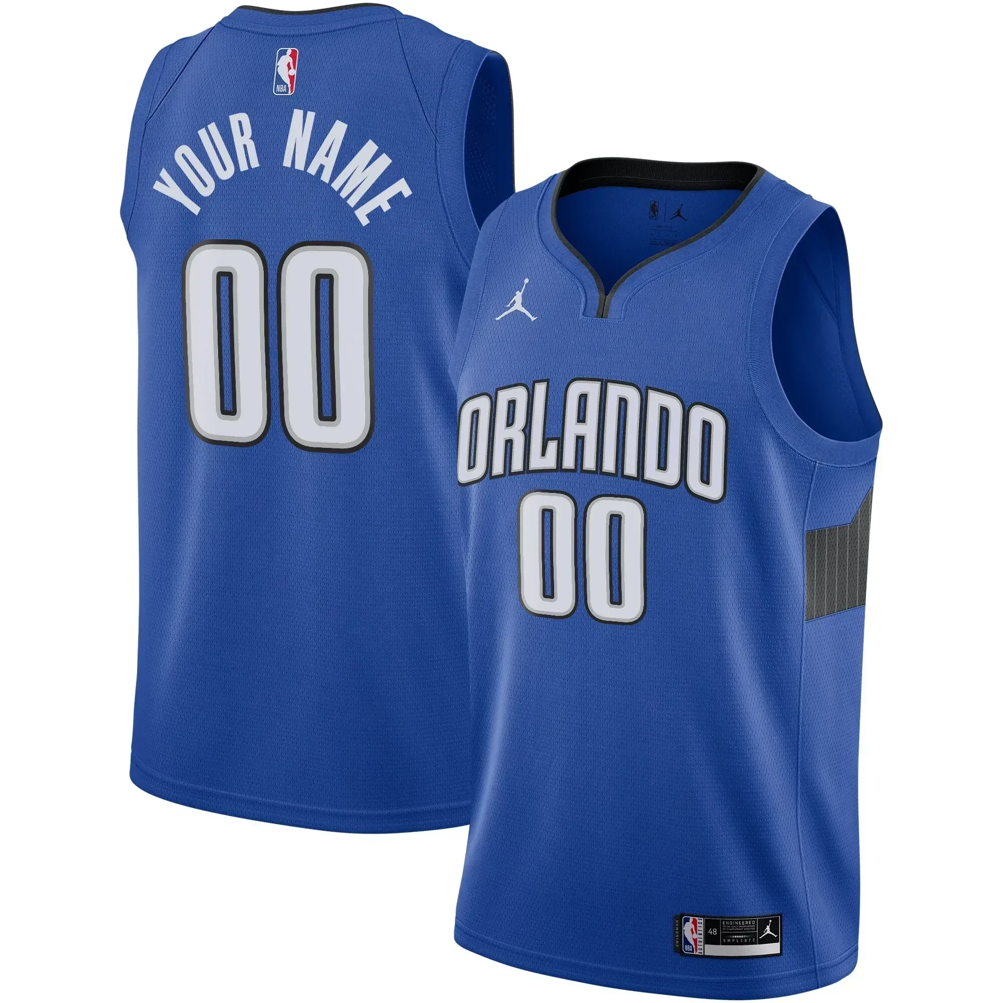 Orlando Magic Swingman Custom Jersey - Statement Edition - Blue
