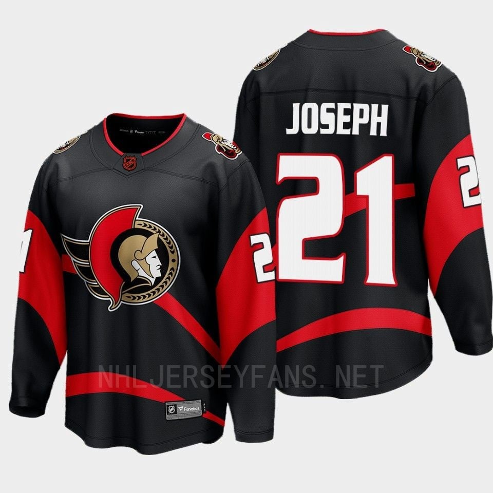 Ottawa Senators Mathieu Joseph 21 Special Edition 2.0 Black Jersey 2022 Breakaway Player