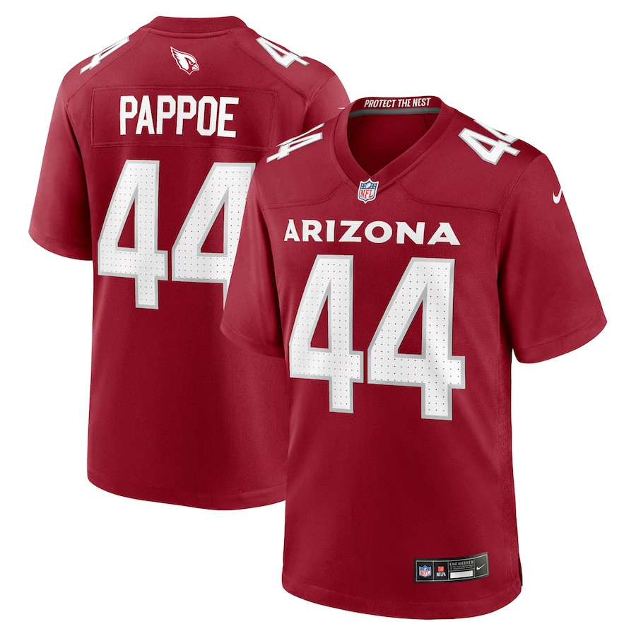 Owen Pappoe 44 Arizona Cardinals Team Game Men Jersey - Cardinal Js6590