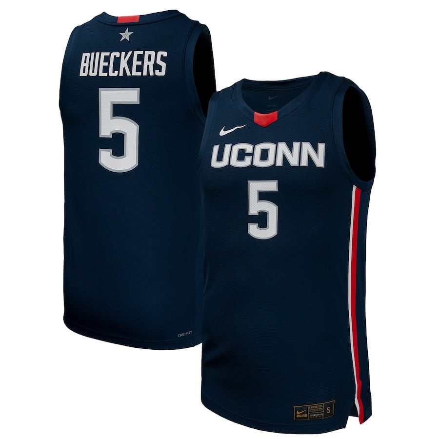 Paige Bueckers 5 Uconn Huskies Basketball Men Jersey - Navy