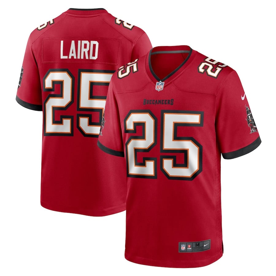 Patrick Laird 25 Tampa Bay Buccaneers Game Men Jersey - Red Js3451
