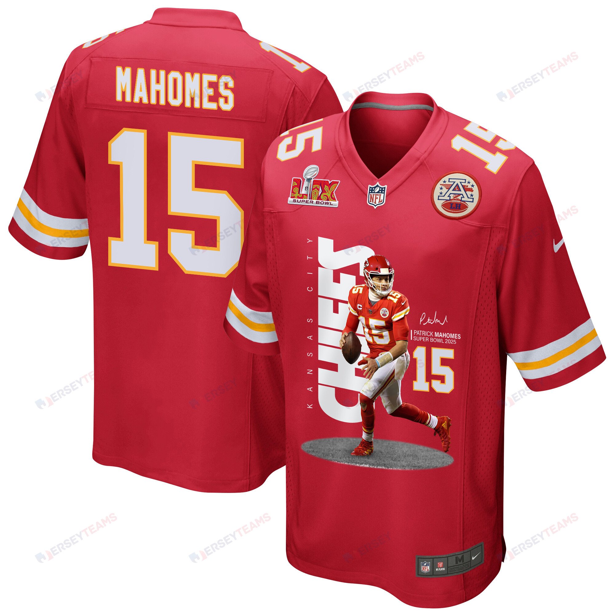 Patrick Mahomes 15 Kansas City Chiefs The Legend Game Men Jersey - Red Js8198