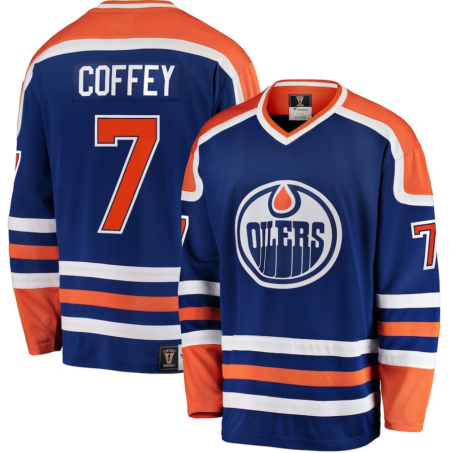 Paul Coffey 7 Edmonton Oilers Home Breakaway Jersey - Men