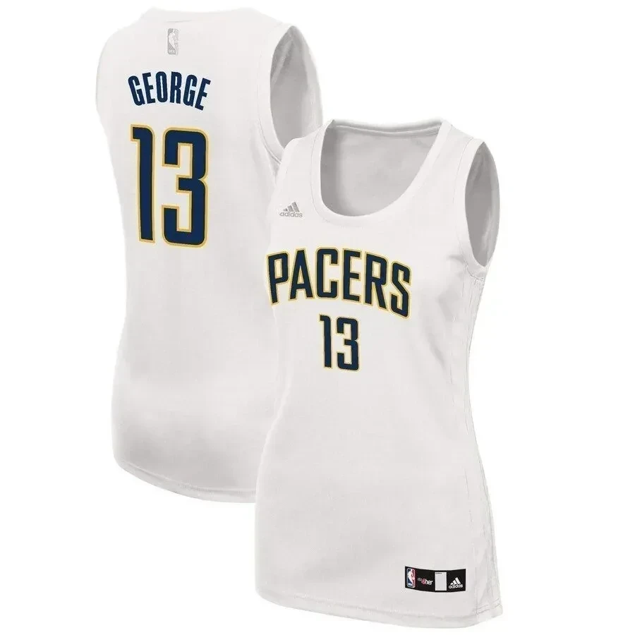 Paul George Indiana Pacers Women's Fashion Jersey - White