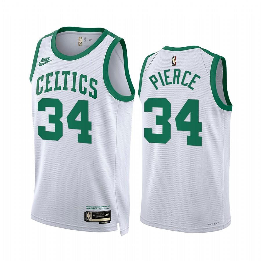 Paul Pierce Boston Celtics Classic Edition White 34 Jersey Year Zero - Men Jersey
