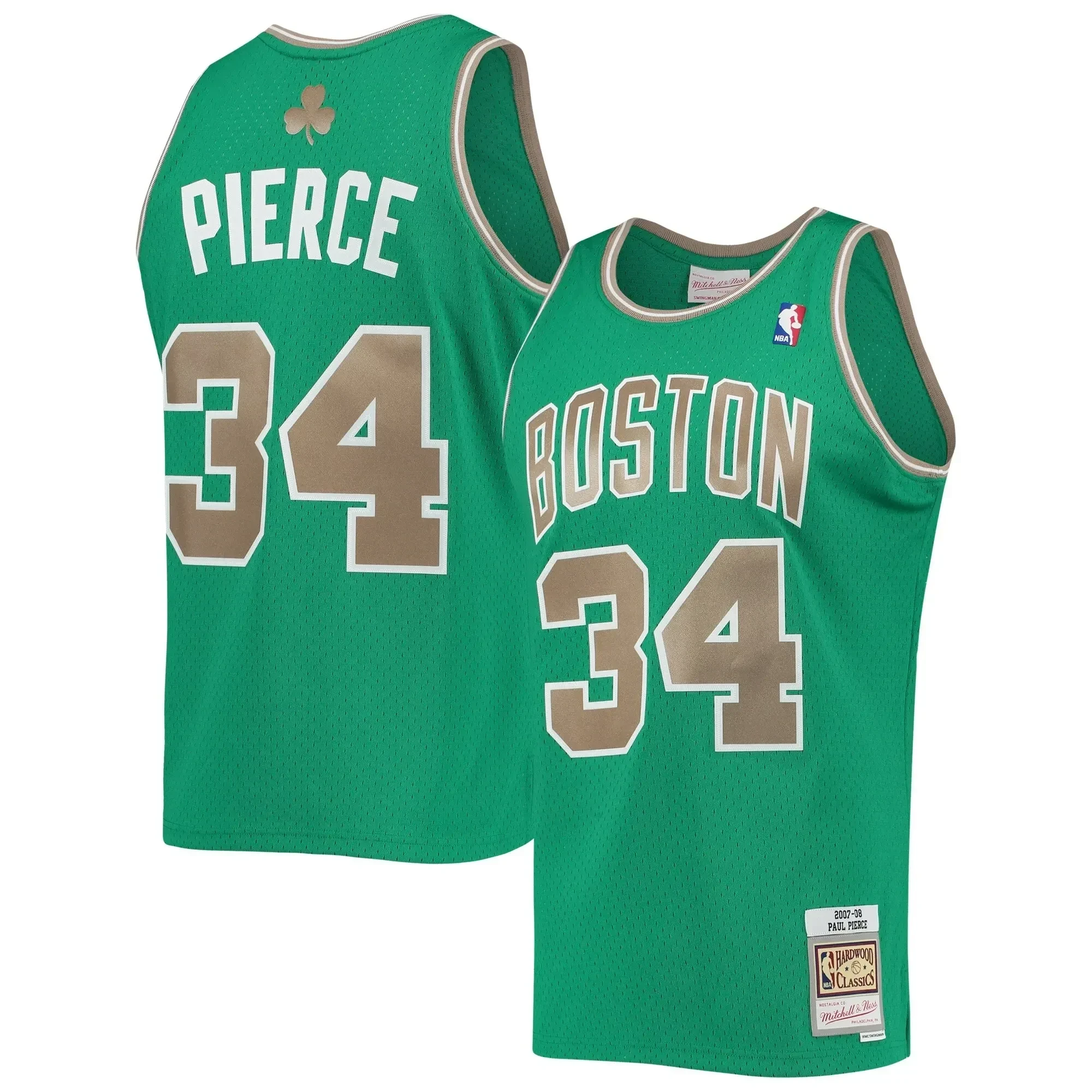 Paul Pierce Boston Celtics Mitchell & Ness Hardwood Classics Swingman Jersey - Kelly Green