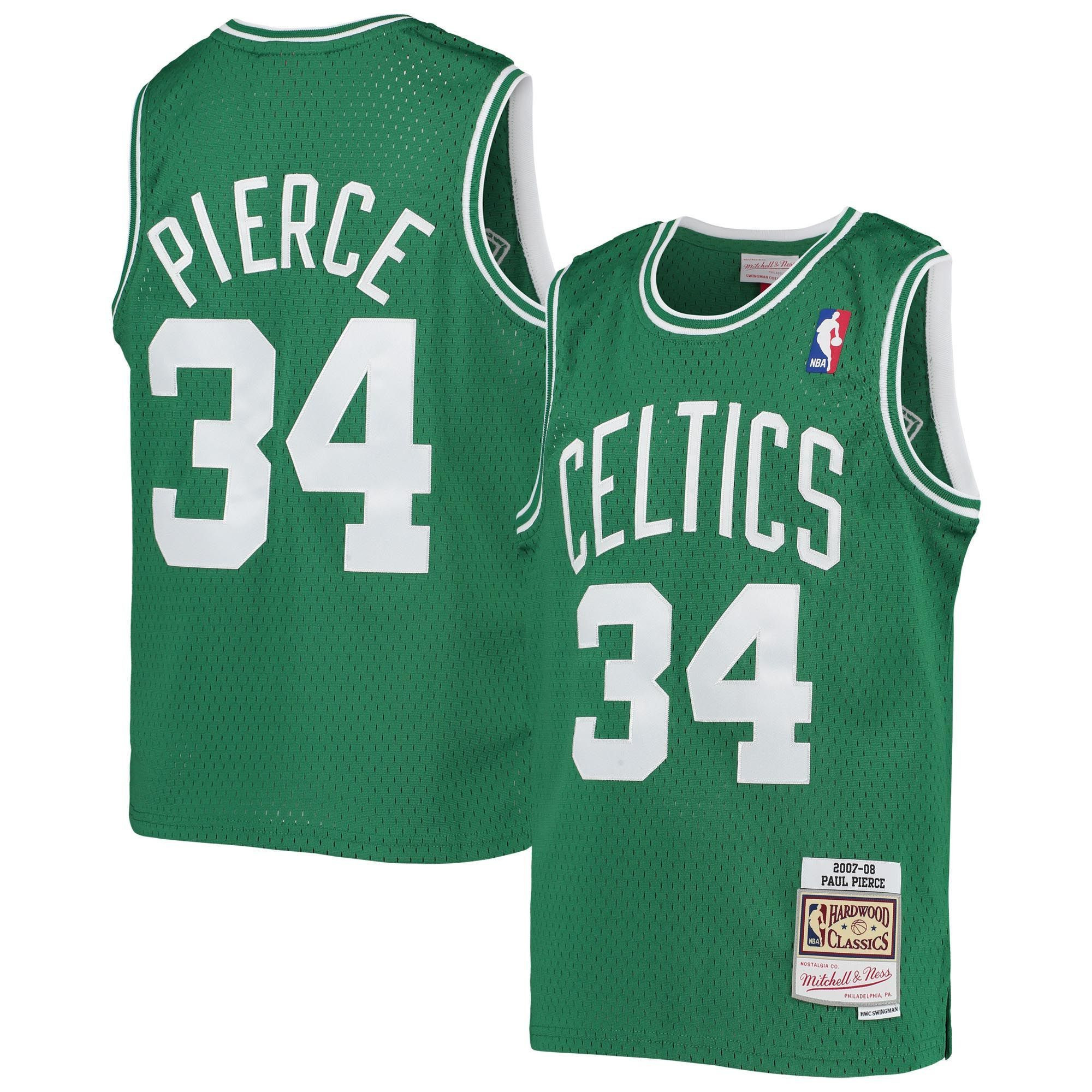 Paul Pierce Boston Celtics Mitchell & Ness Youth 2007-08 Hardwood Classics Swingman Jersey ??kelly Green