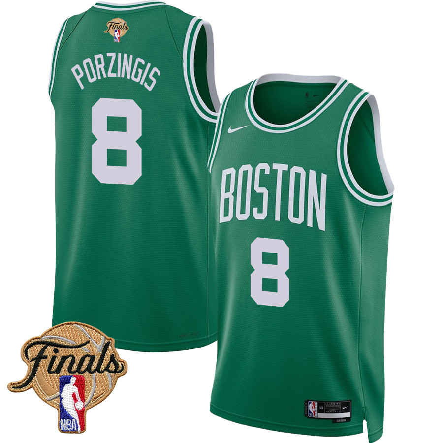 Payton Pritchard 11 Boston Celtics 2024 Finals Patch Icon Edition Jersey - Kelly Green