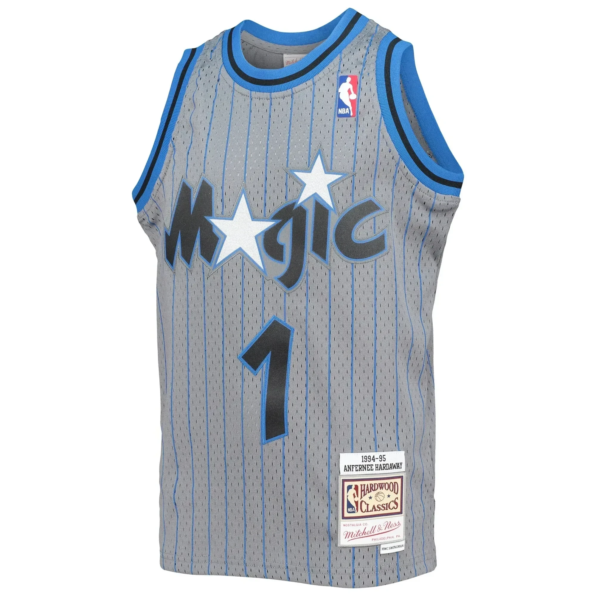 Penny Hardaway Orlando Magic Mitchell & Ness Youth 1994-95 Hardwood Classics Reload Jersey ??gray