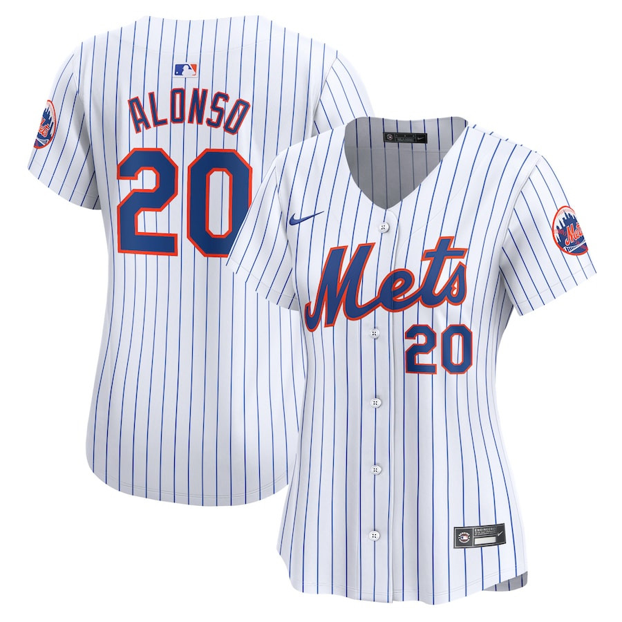 Pete Alonso 20 New York Mets Home Limited Women Jersey - White