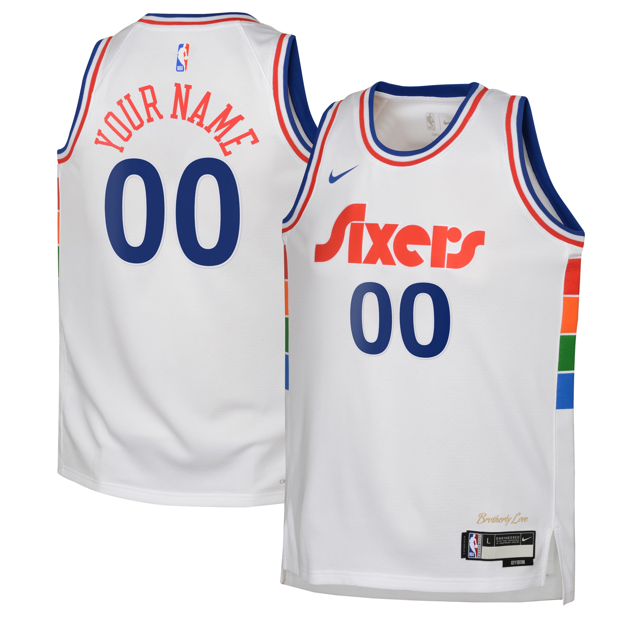 Philadelphia 76ers City Edition Swingman Jersey 2024 - Custom - Youth
