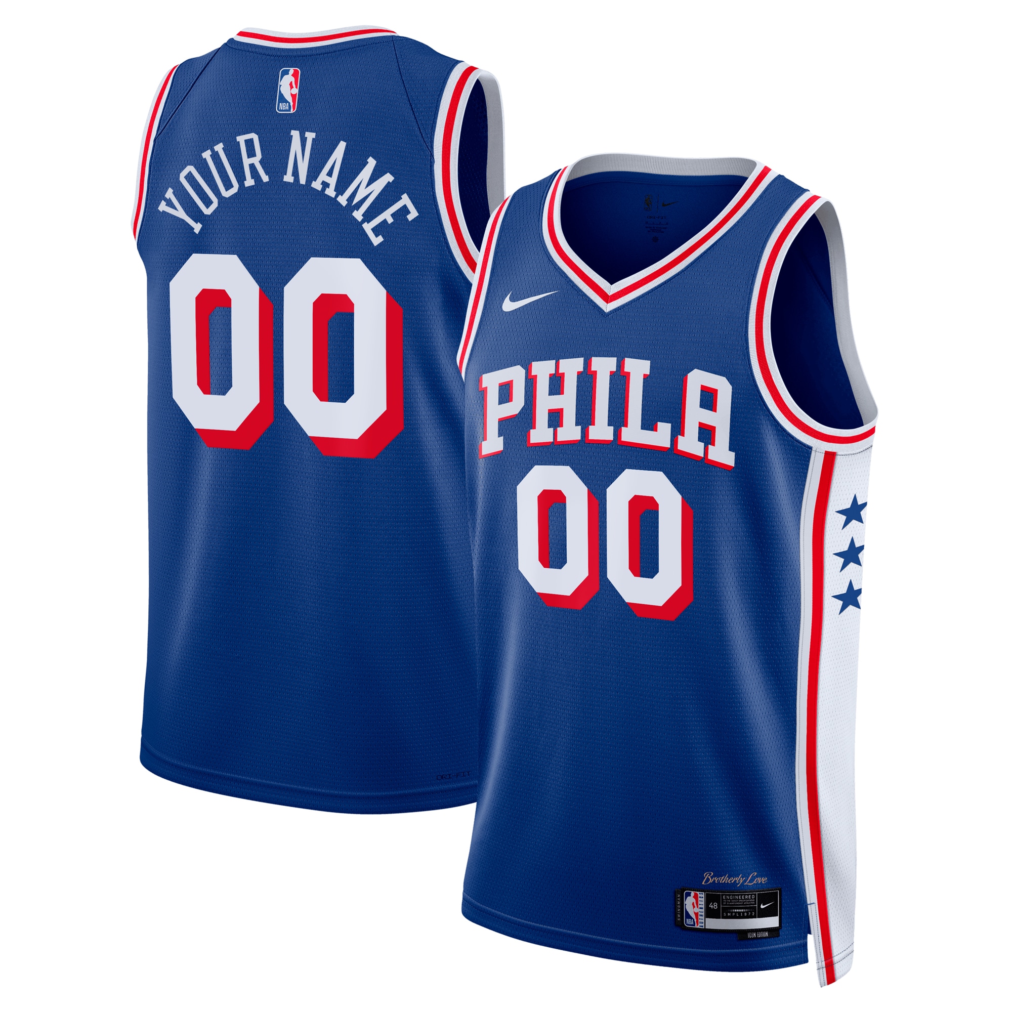 Philadelphia 76ers Icon Swingman Jersey - Custom - Unisex
