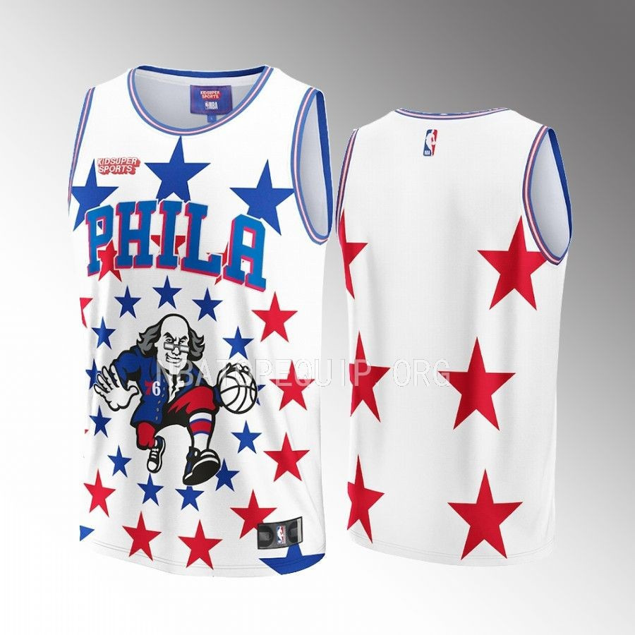 Philadelphia 76ers Nba & Kidsuper Studios Unisex Hometown Jersey