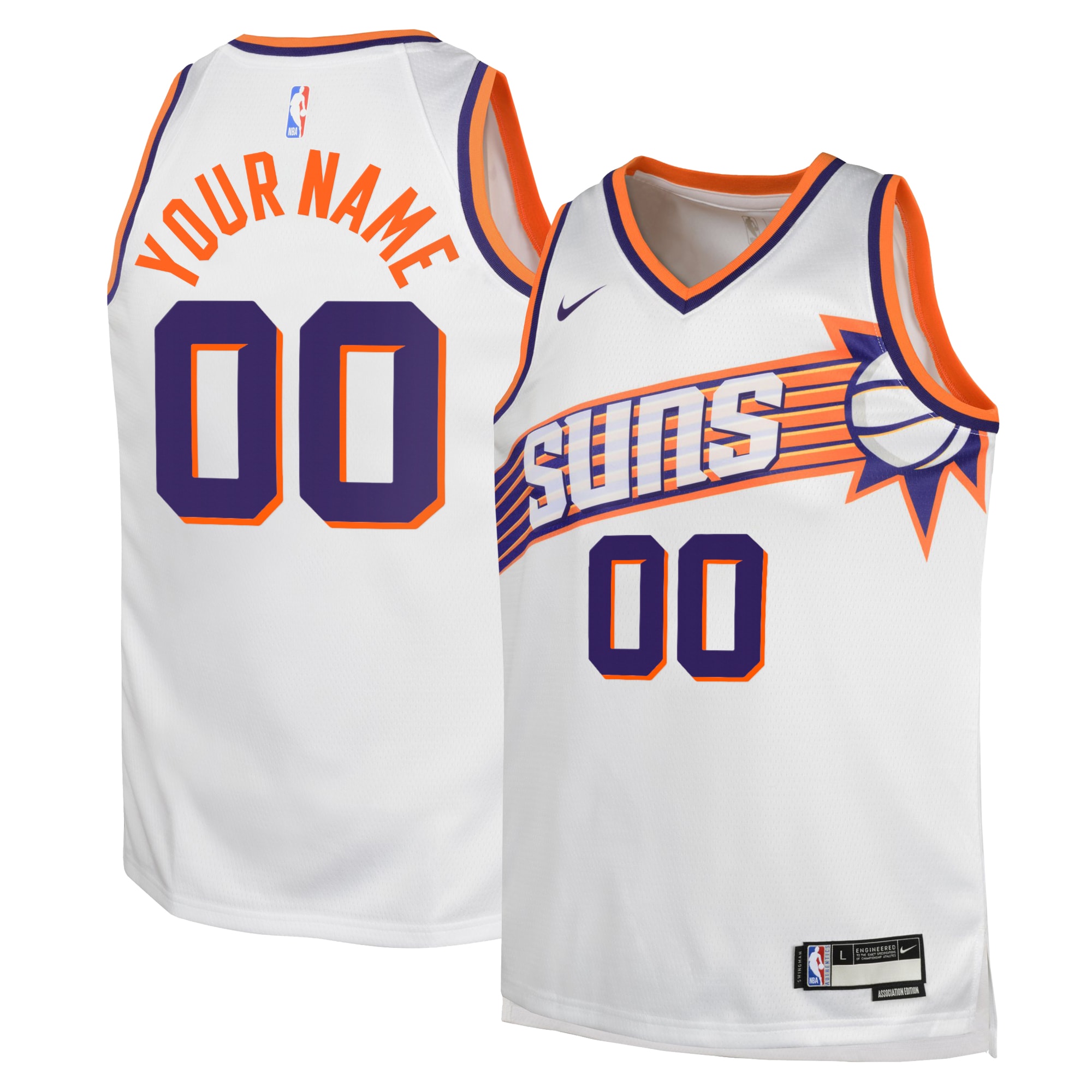 Phoenix Suns Association Swingman Jersey - Custom - Youth