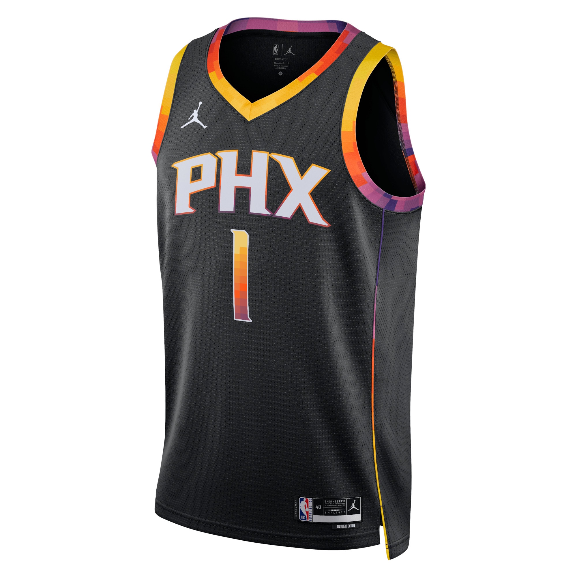 Phoenix Suns Jordan Statement Edition Swingman Jersey - Black - Devin Booker - Unisex