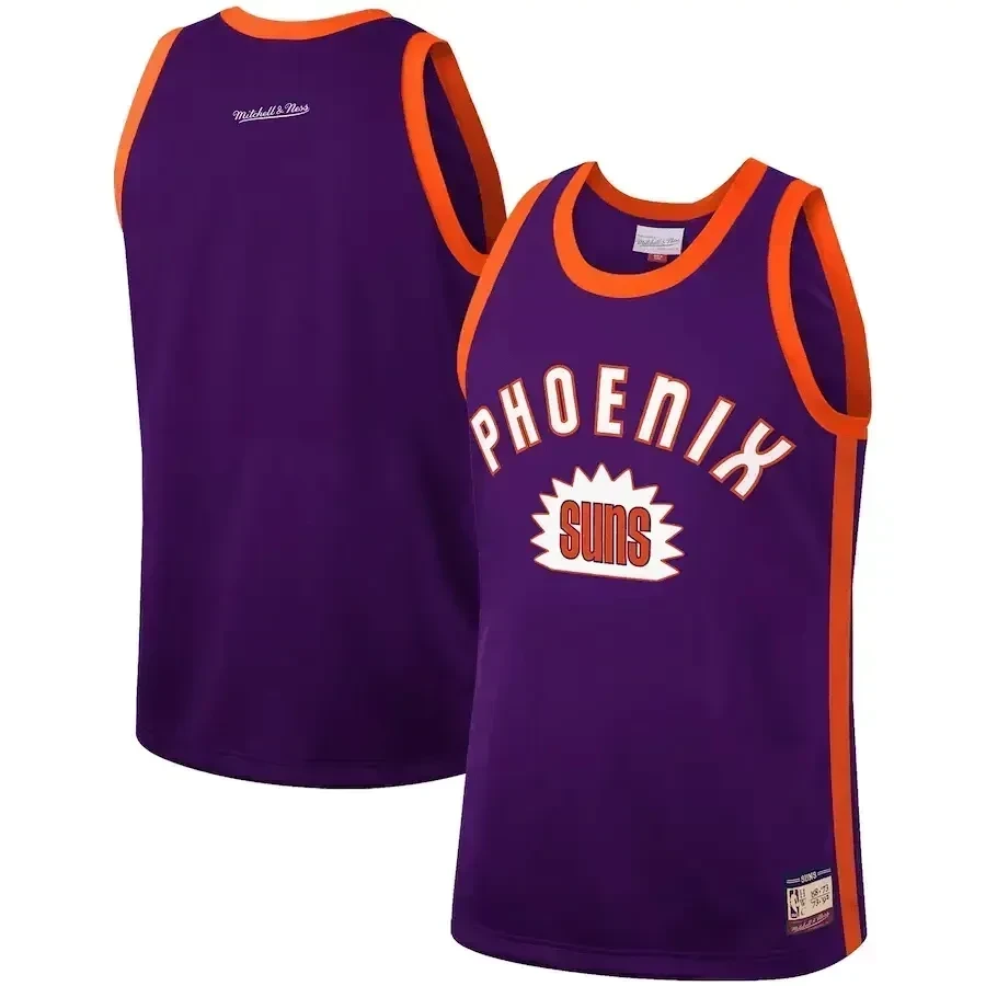Phoenix Suns Mitchell & Ness Hardwood Classics Team Heritage Fashion Jersey - Purple