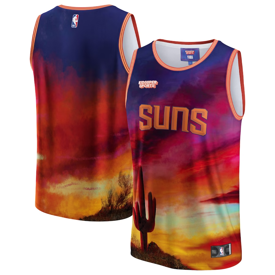 Phoenix Suns Nba & Kidsuper Studios Unisex Hometown Jersey - Red