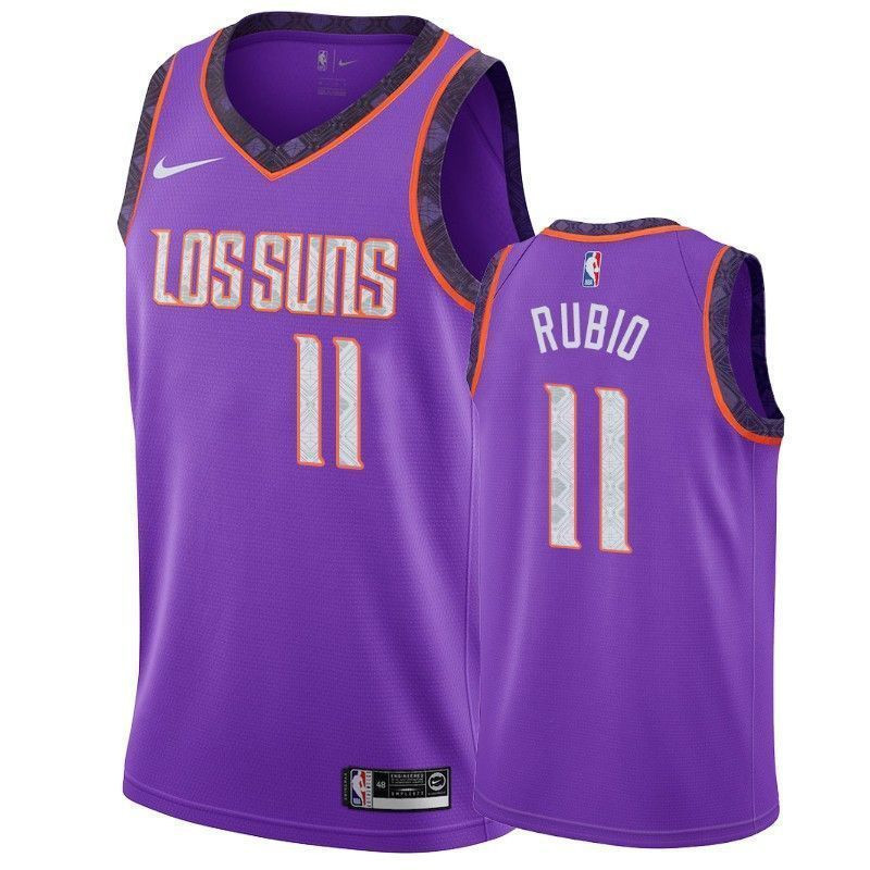 Phoenix Suns Ricky Rubio 11 City Men's Jersey
