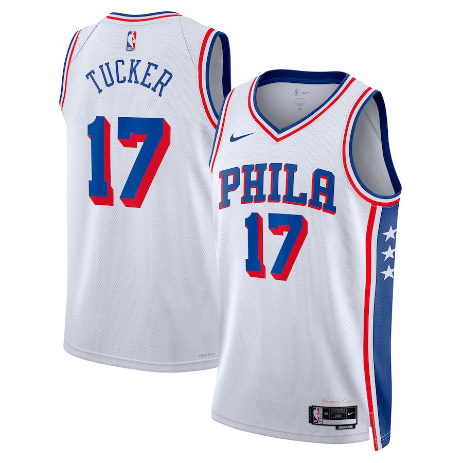 P.j. Tucker 17 Philadelphia 76ers 2023/24 Swingman Jersey - Association Edition - White