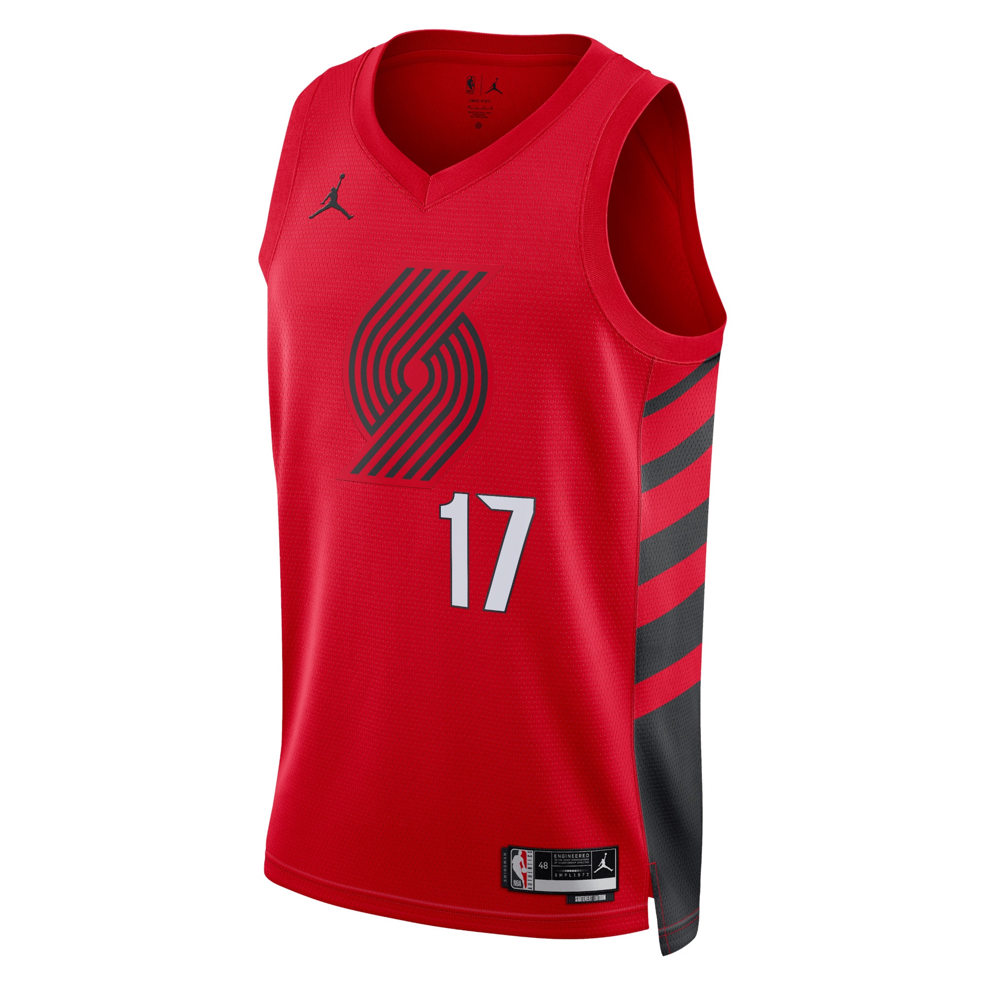 Portland Trail Blazers Jordan Statement Edition Swingman Jersey - Red - Shaedon Sharpe - Unisex