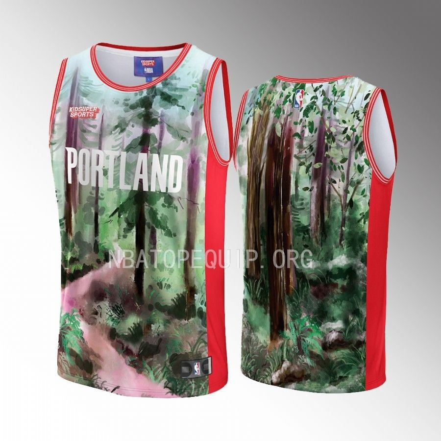 Portland Trail Blazers Nba & Kidsuper Studios Unisex Hometown Jersey