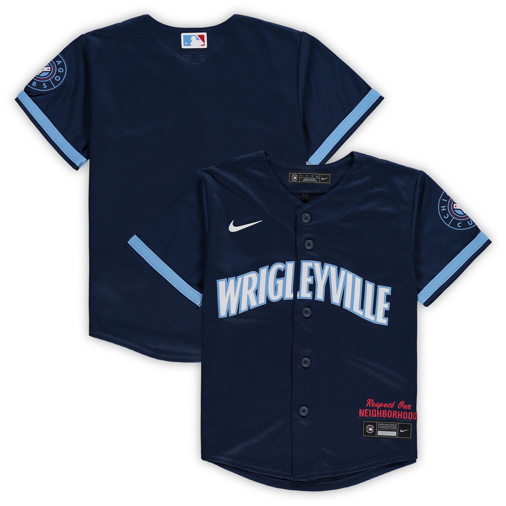 Preschool Chicago Cubs Navy Mlb City Connect Team Jersey