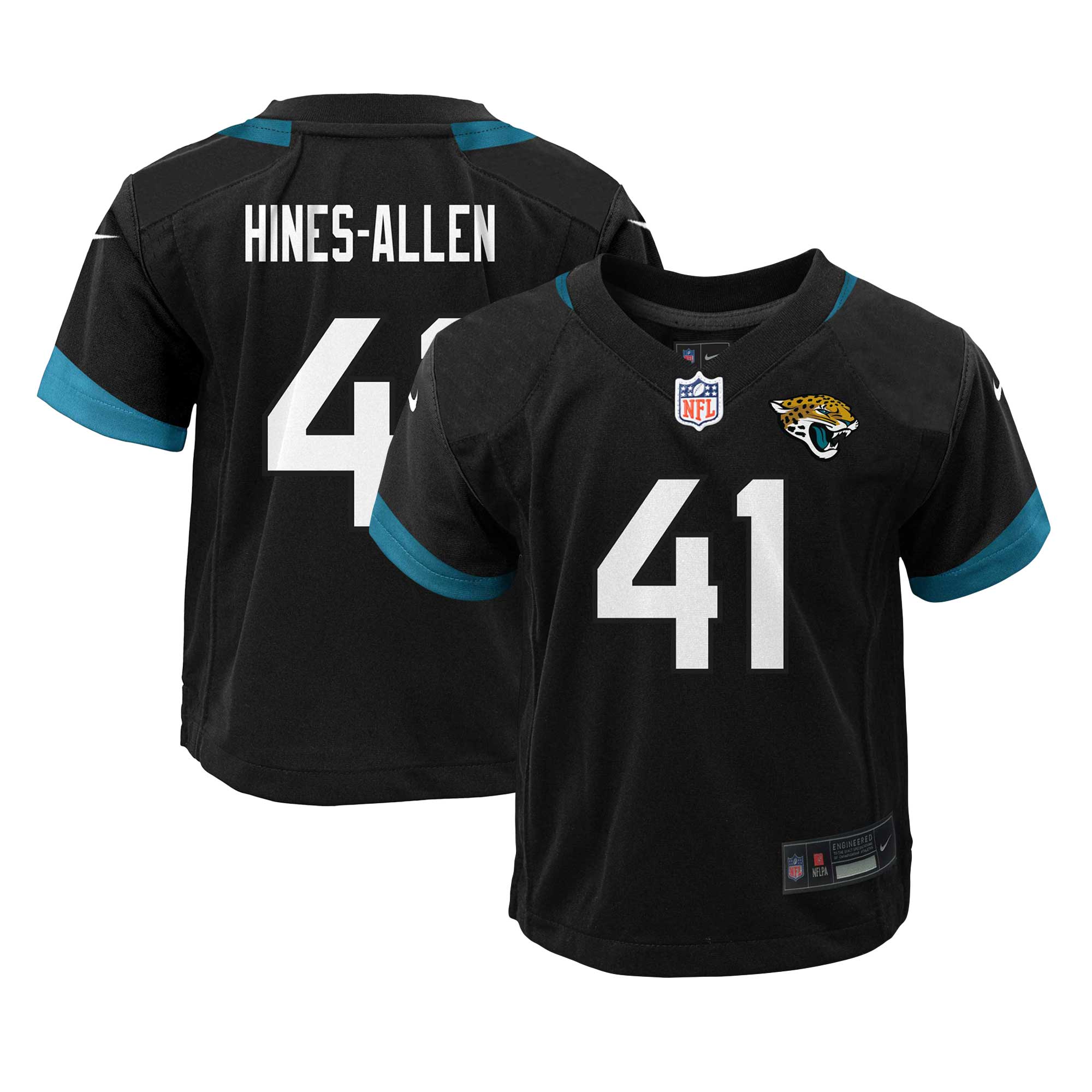 Preschool Jacksonville Jaguars Josh Hines-allen Black Alternate Player Game Jersey Js1149
