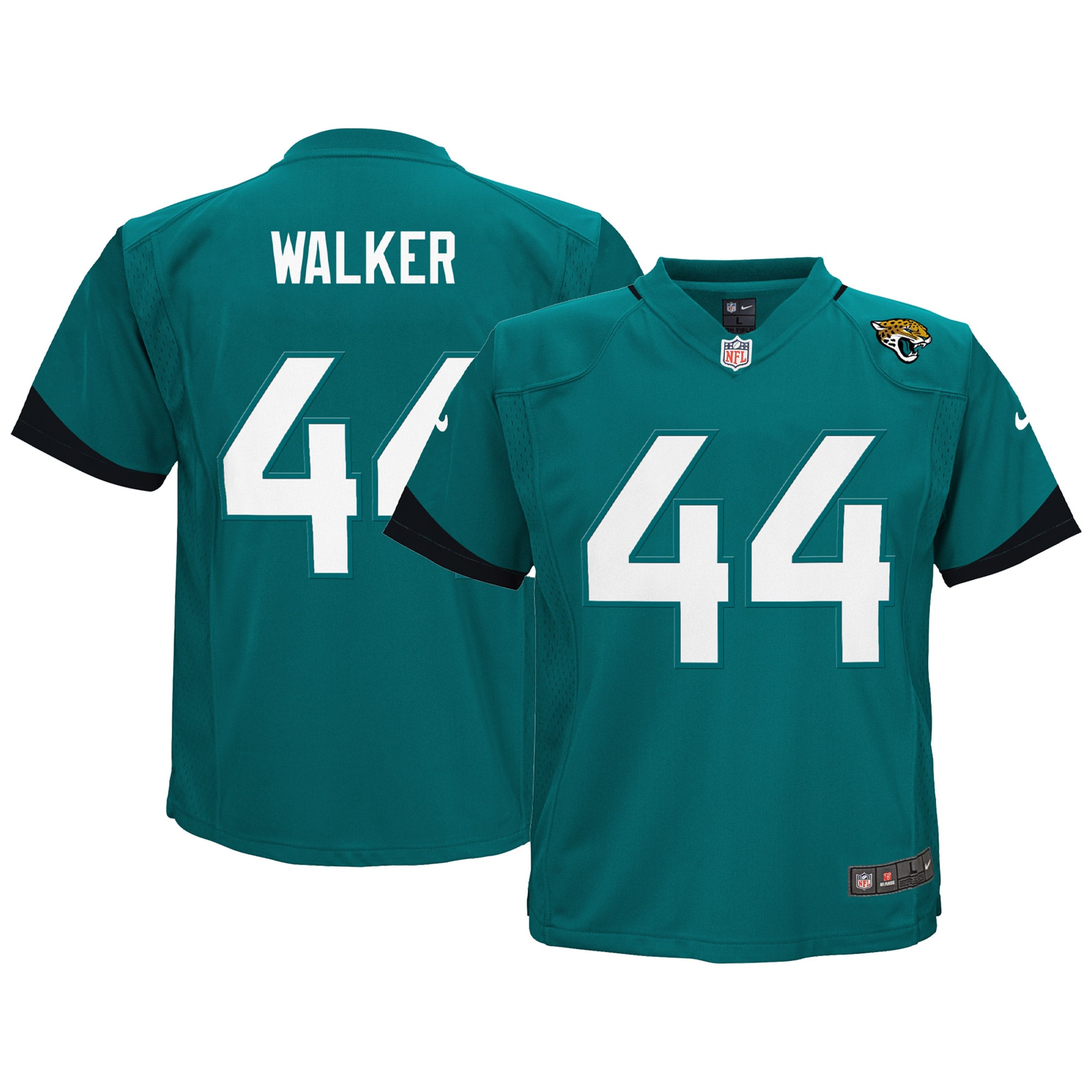 Preschool Jacksonville Jaguars Travon Walker Teal Game Jersey Js5874