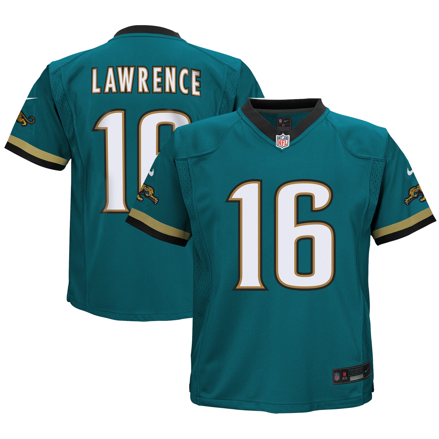 Preschool Jacksonville Jaguars Trevor Lawrence Teal Prowler Throwback Player Game Jersey Js2983