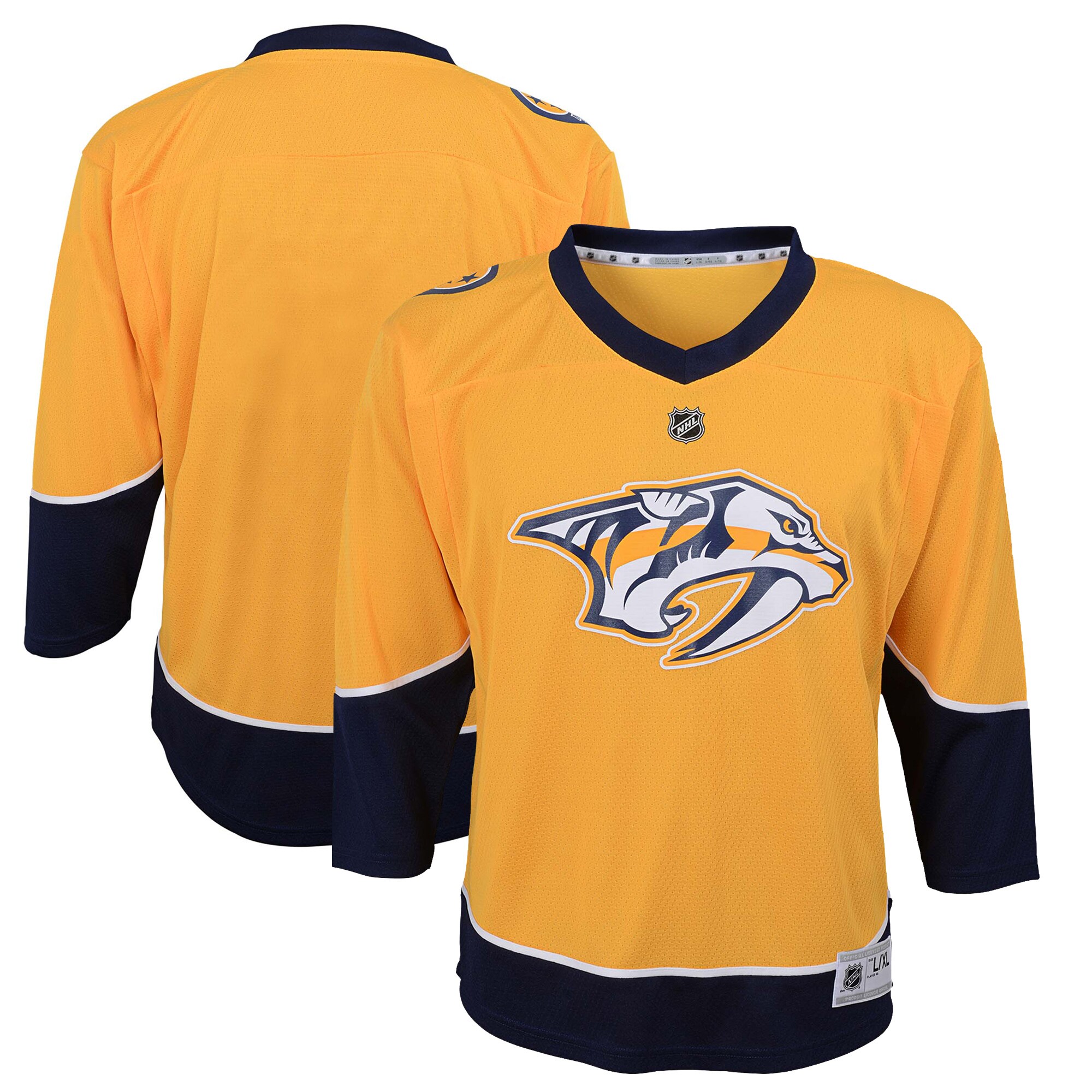 Preschool Nashville Predators Gold Home Jersey