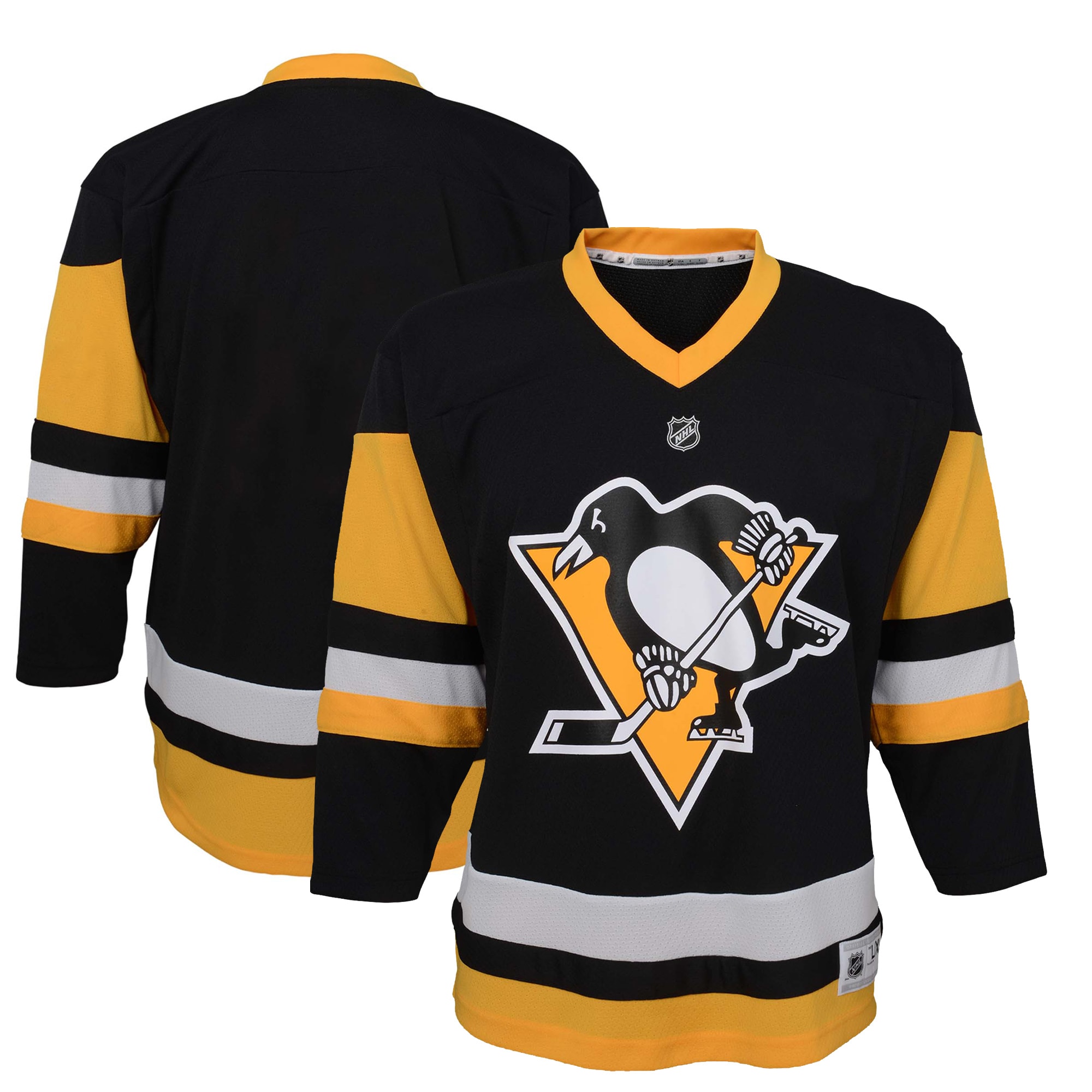 Preschool Pittsburgh Penguins Black Home Jersey