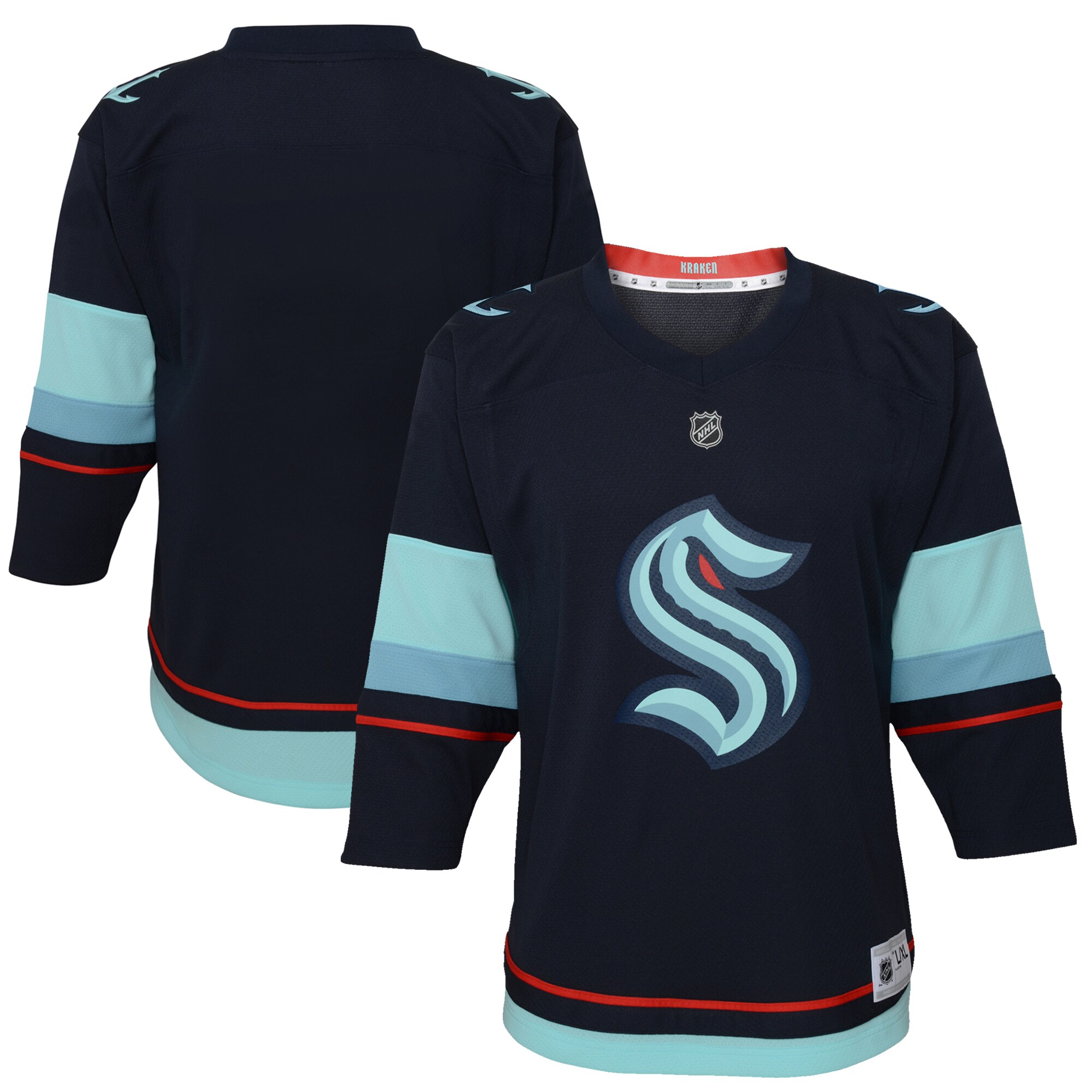 Preschool Seattle Kraken Navy Home Jersey