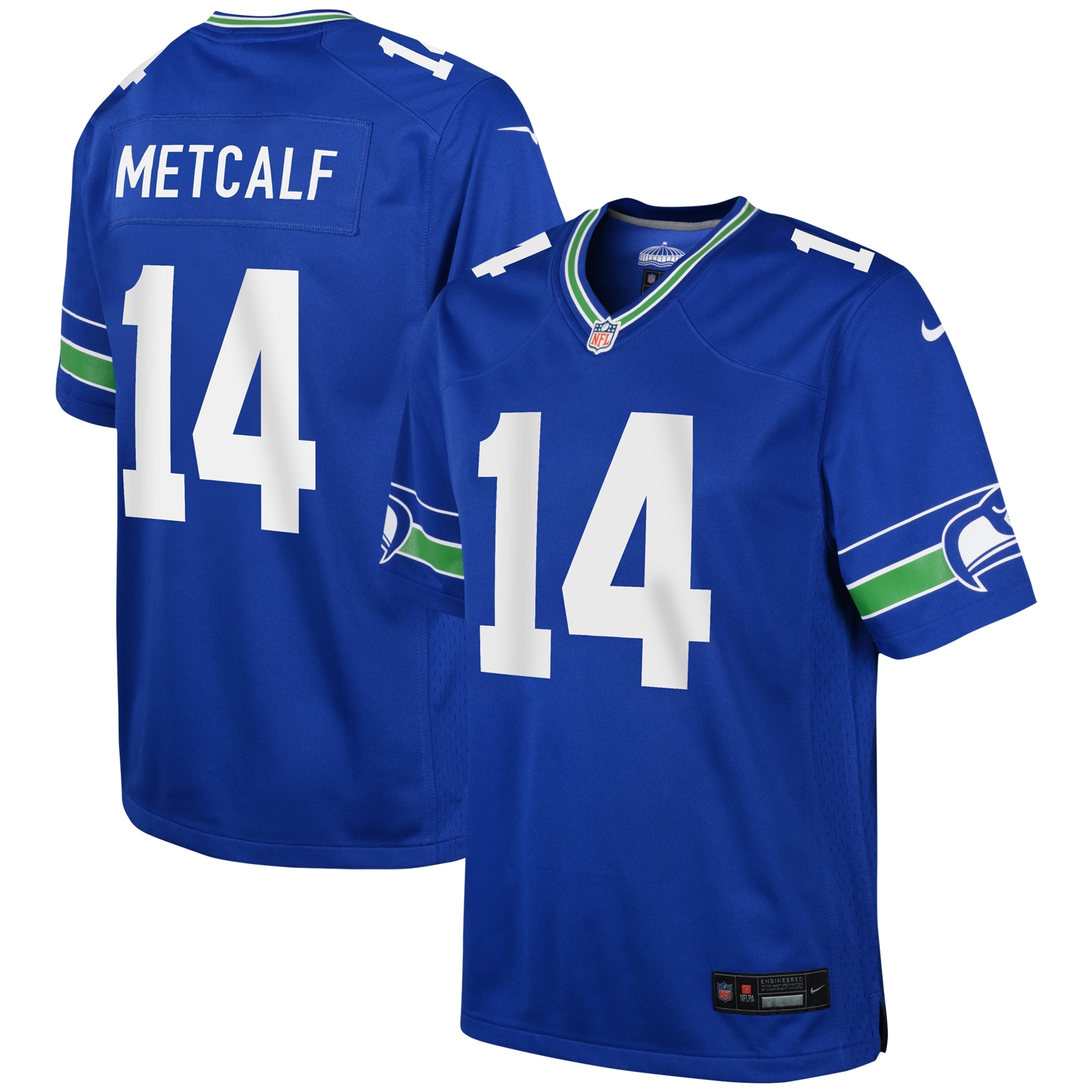 Preschool Seattle Seahawks Dk Metcalf Royal Game Jersey Js7069