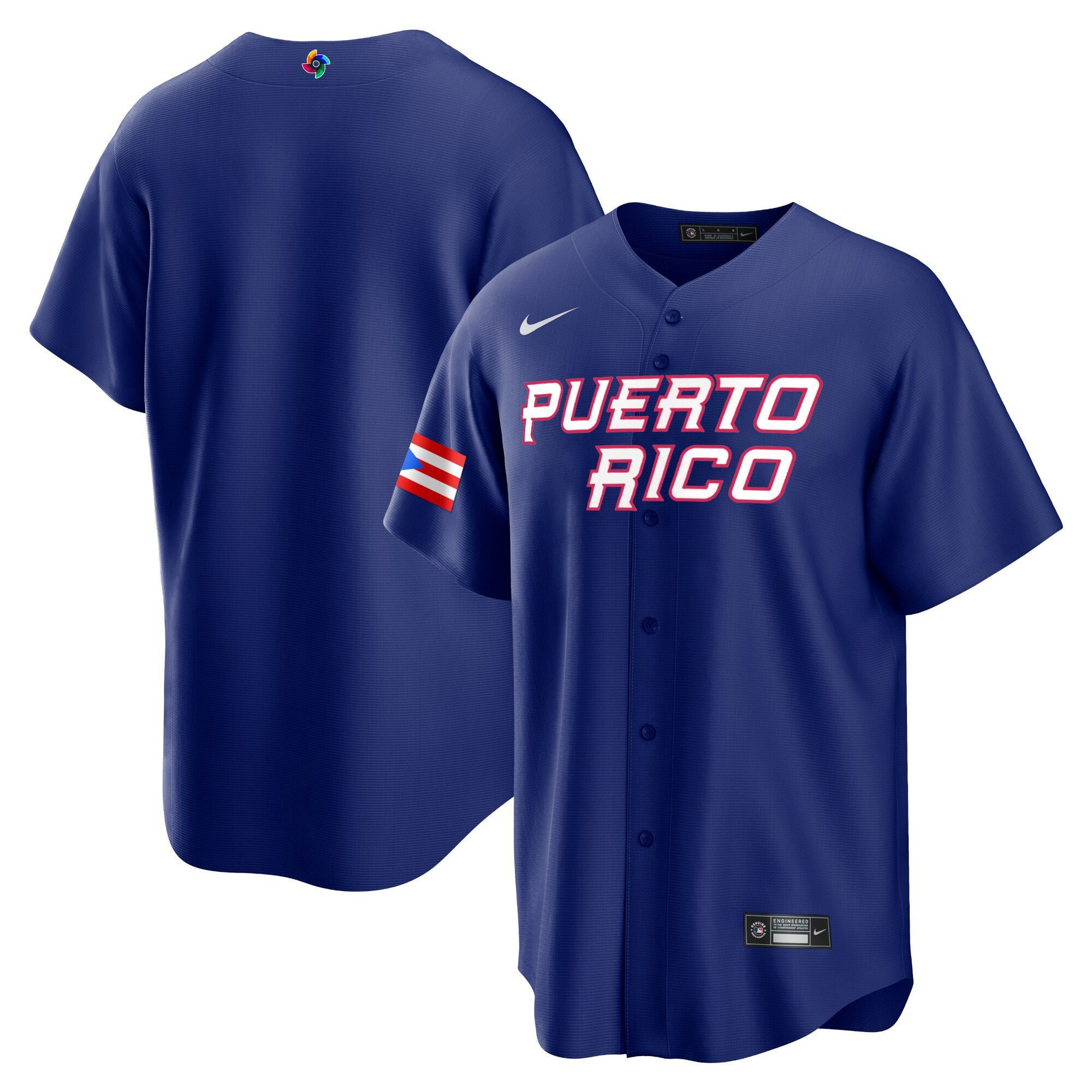 Puerto Rico 2023 World Baseball Classic Baseball Men Jersey - Royal