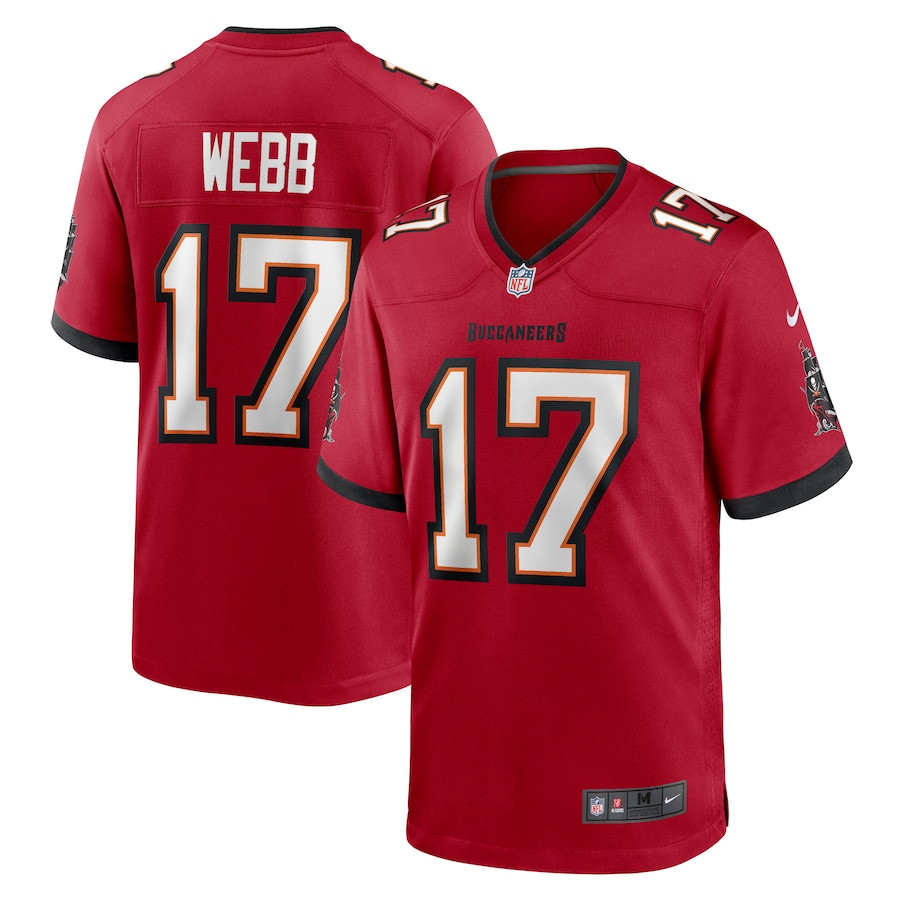 Raleigh Webb 17 Tampa Bay Buccaneers Game Men Jersey - Red Js8528