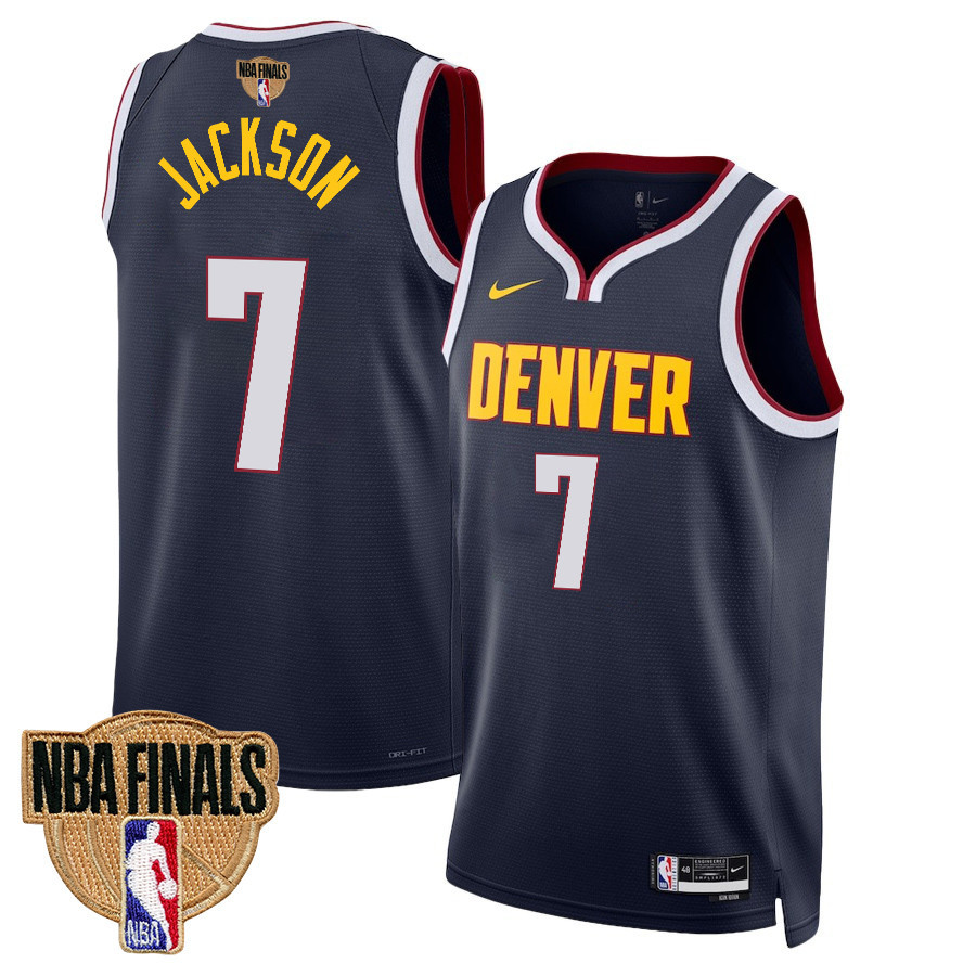 Reggie Jackson 7 Denver Nuggets Final Champions 2023 Swingman Youth Jersey - Black