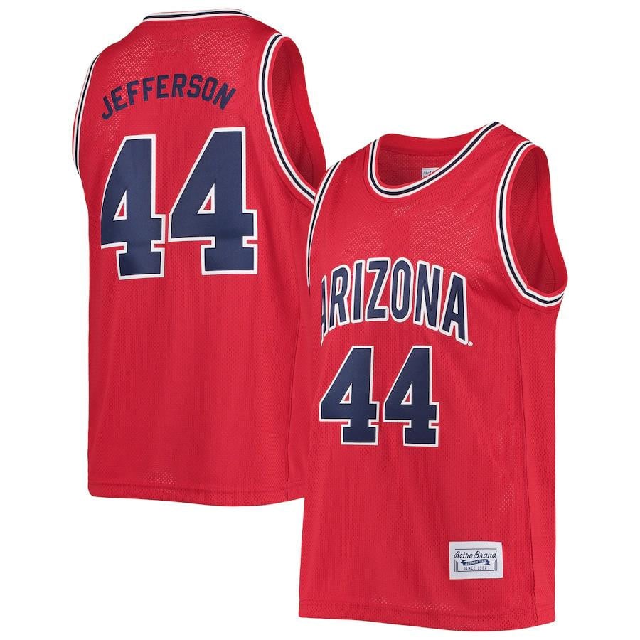 Richard Jefferson Arizona Wildcats Original Retro Commemorative Classic Basketball Jersey - Red