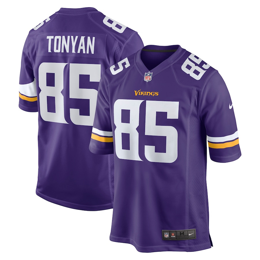 Robert Tonyan 85 Minnesota Vikings Nike Game Men Jersey - Purple Js3571